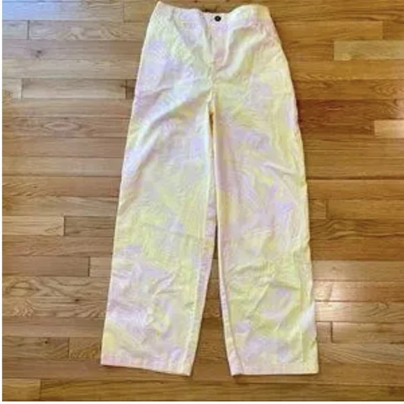 Wild Fable pale pink wide leg pants - Picture 3 of 6